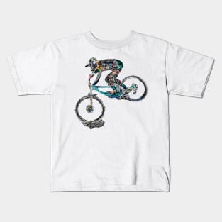 mtb downhill Kids T-Shirt